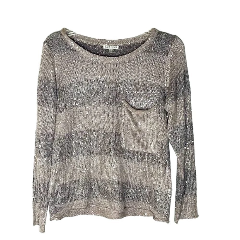 ❤️ AVALIN Sparkling Striped Cardigan Size S